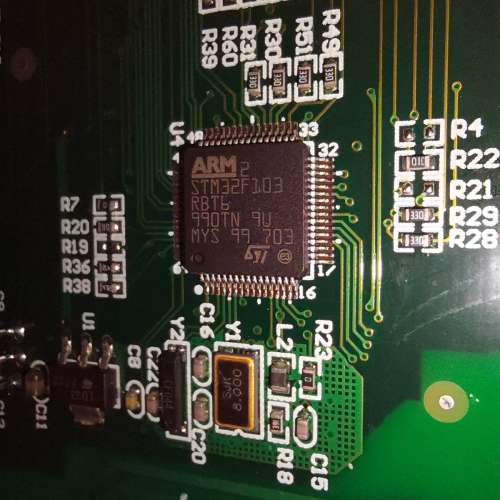STM32F103RBT6拆机有9个,都是拆机的带板子，
