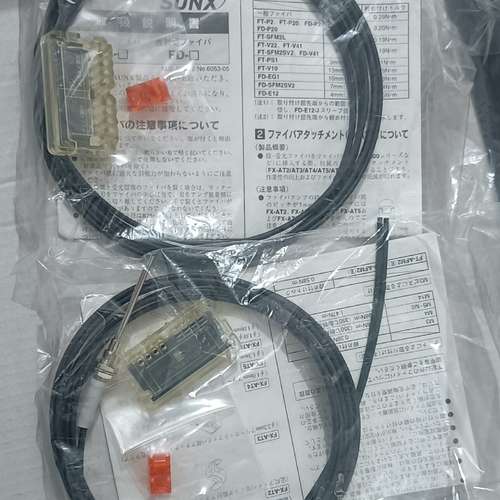 神视光纤线FD-FM2S4，库存余料，有包装袋，附件说明