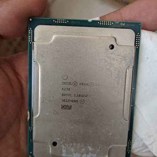Intel服务器CPU 6238，拆机正式版，成色新。 正式