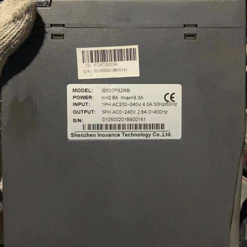 汇川拆机伺服电机lS500PS2R81＋ISMH1-40B3