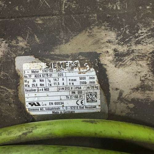 1FK7103-5AC71-1UG0电机实物图拍摄