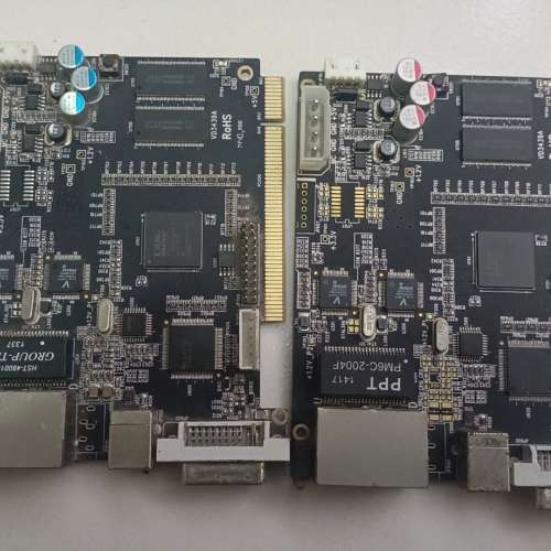 中庆LED显示屏控制卡，型号PM6C-2004F，拆机品，成