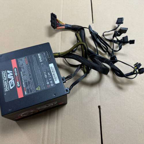 韩国ZALMAN 600W模组电源 ZM600-GVM 80