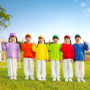 小学生运动会开幕式 儿童啦啦队演出服幼儿园班服体操比赛团体 服装