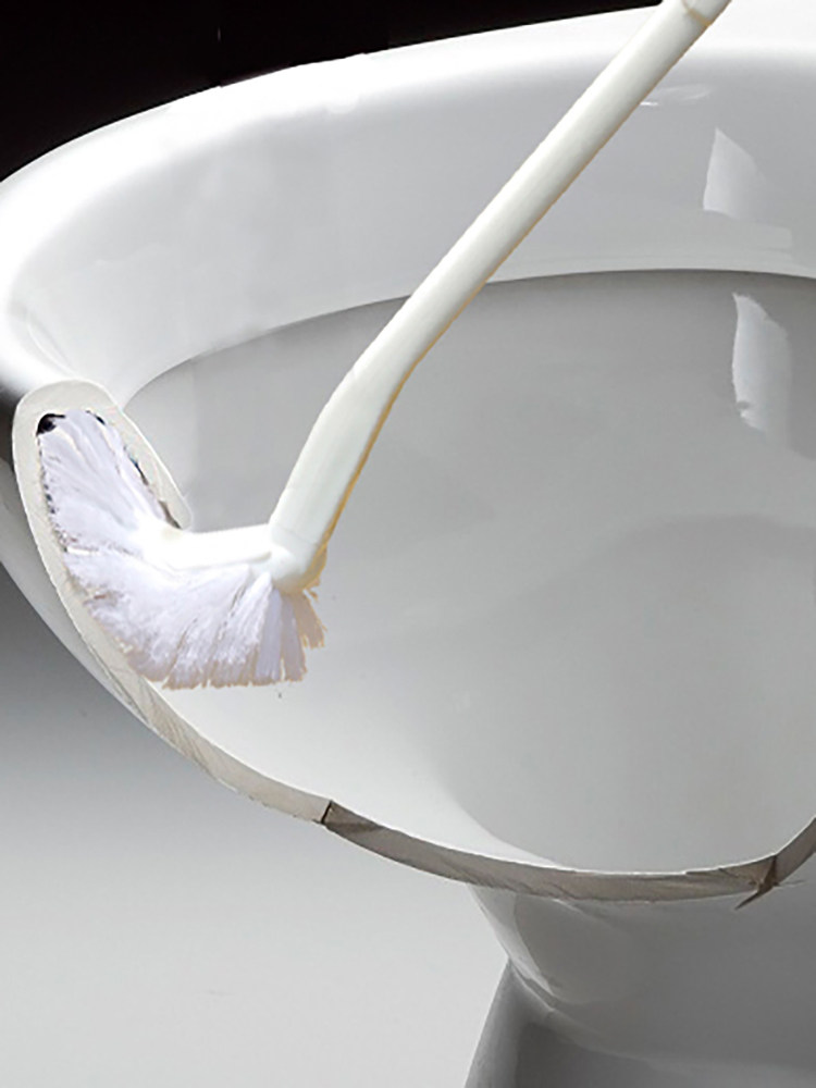 日本正品AISEN马桶死角刷长柄软毛刷厕所刷卫生间清洁刷去污刷子