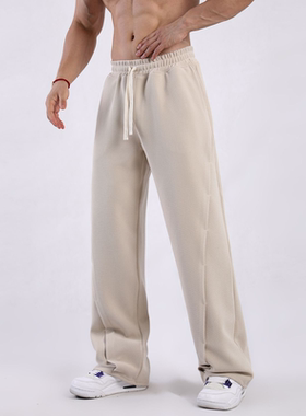 2025 design loose pants for men quality plain trousers