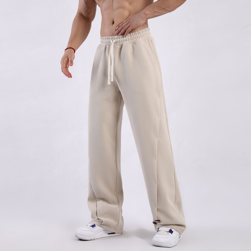 2025 design loose pants for men quality plain trousers