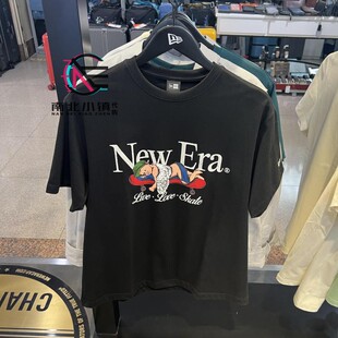 男女滑板印花圆领短袖 New 2025款 专柜正品 T恤14536508 Era纽亦华