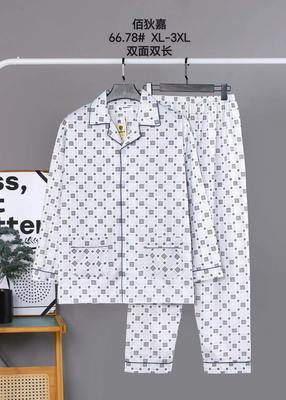 老人睡衣男春秋季长袖大码睡裤开衫中老年厚款纯棉冬天家居服套装