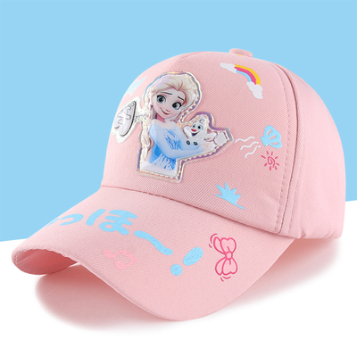 儿童春秋款帽子女童奥特曼鸭舌帽