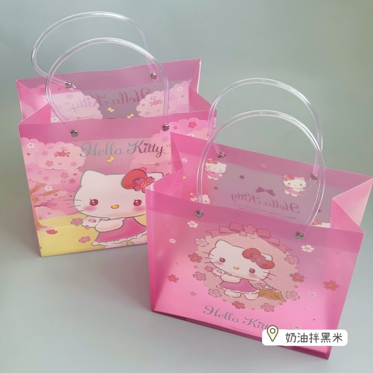 正版Hello Kitty礼品袋pvc学生开学过年生日礼物袋手提袋包装袋子