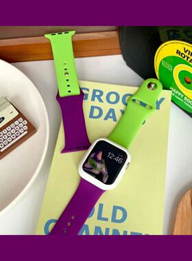 巴斯光年适用oppowatchx2mini代3/4pro手表带se男女硅胶交替反扣