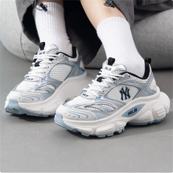 美职棒MLB  男女同款复古街头老爹鞋休闲运动鞋 3ASHWD15N-50BLS