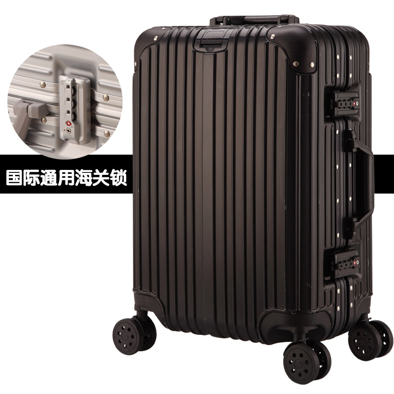 铝框拉杆箱万向轮24寸皮箱旅行箱女行李箱子26寸硬箱20复古登机箱