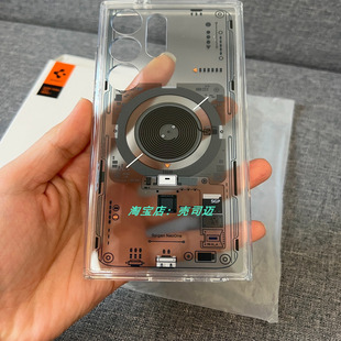 S25Ultra手机壳MagSafe磁吸保护套S24 3D立体特别款 Spigen适用于三星S26 S22ultra硅胶全包防摔外壳 S23