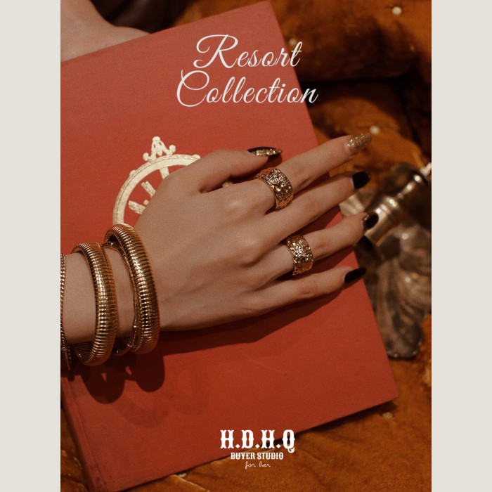 H.D.H.Q【Resort Collocation】度假系列-熔岩系列圣心熔岩戒指