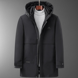 高品货！9901/中老年商务休闲内脱内胆中长款羽绒服，男装羽绒服，星座1216（原钱塘722）