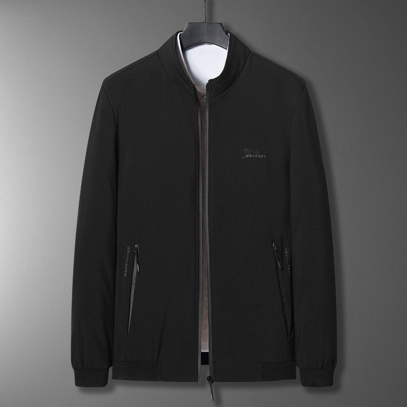 8818/商务休闲新款春装立领夹克衫2022春季中老年薄款外套,男装夹克,星座1216（原钱塘722）