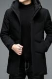 2003/P225休闲羽绒服男爸爸中长款羽绒衣外套商务中年男装，男装羽绒服，星座1216（原钱塘722）