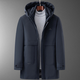 高品货！9901/中老年商务休闲内脱内胆中长款羽绒服，男装羽绒服，星座1216（原钱塘722）