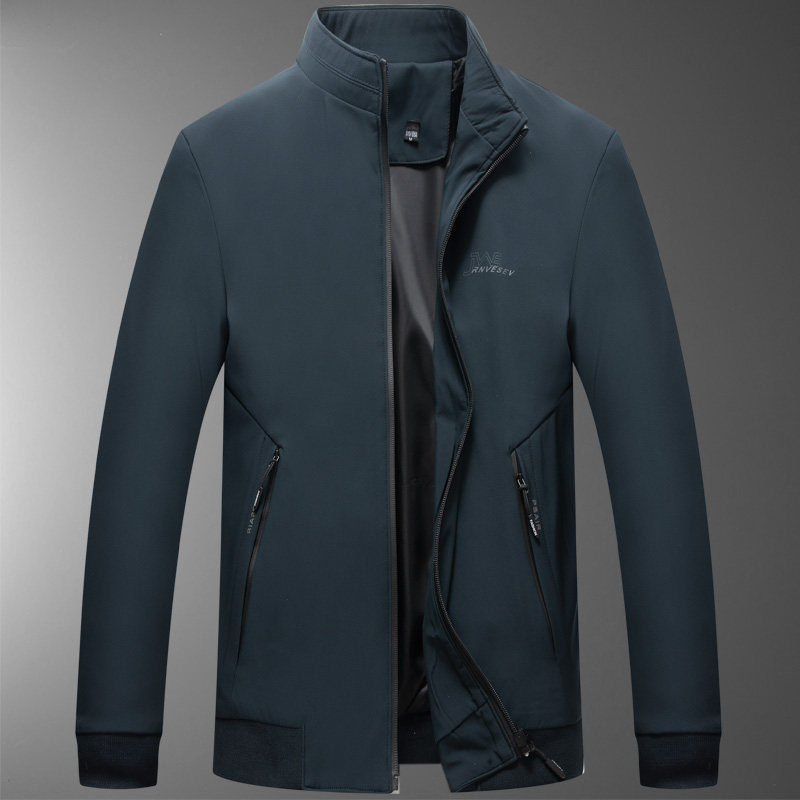 8818/P75商务休闲男装立领夹克衫2021秋季新款中老年薄款外套，男装夹克，星座1216（原钱塘722）