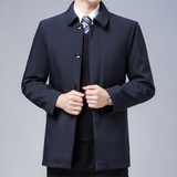 可脱内胆！8909/P210商务绅士羽绒服中老年爸爸工作翻领羽绒衣，男装羽绒服，星座1216（原钱塘722）