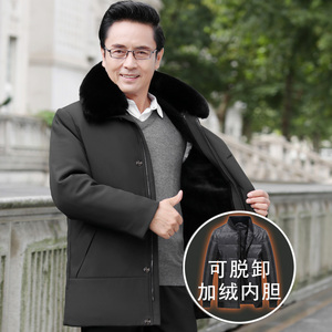 大爆版-高品质棉袄8828/P150中老年棉衣爸爸装加绒加厚棉服图片
