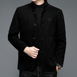 2127/P110爸爸棉夹克中老年加厚保暖雪尼尔棉袄老人钮扣款外套，男装棉衣，星座1216（原钱塘722）