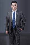 303/长年款！2022春秋季新款爸爸西装套装老年人正装礼服爷爷，男装西服套装，星座1216（原钱塘722）