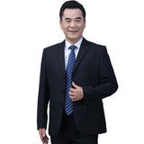 890长期有货！爸爸正装穿衣服两扣西服套装爷爷老人西装西裤男，男装西服套装，星座1216（原钱塘722）