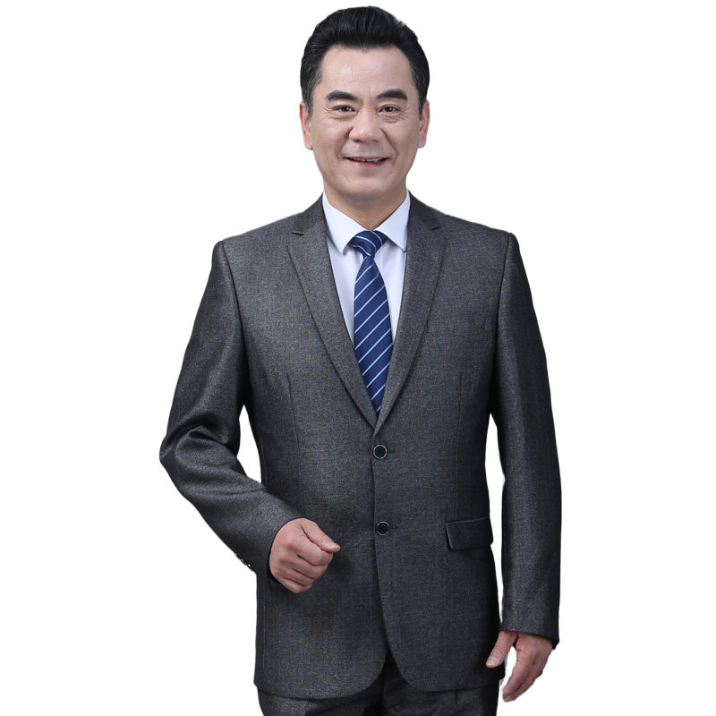 303/长年款！2022春季新款爸爸西装套装老年人正装礼服爷爷装，男装西服套装，星座1216（原钱塘722）