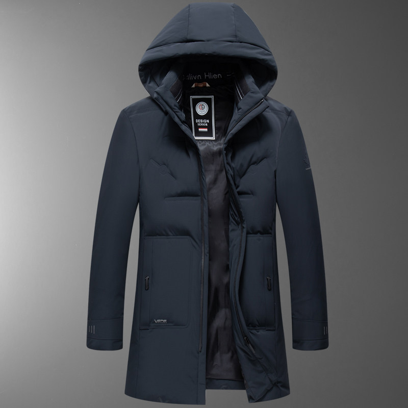 高品货！9902/P280中老年商务休闲中长款羽绒服中年爸爸羽绒服,男装羽绒服,星座1216（原钱塘722）