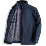 长年款高品主推！2802/中老年男装经典翻领夹克商务外套男，男装夹克，星座1216（原钱塘722）