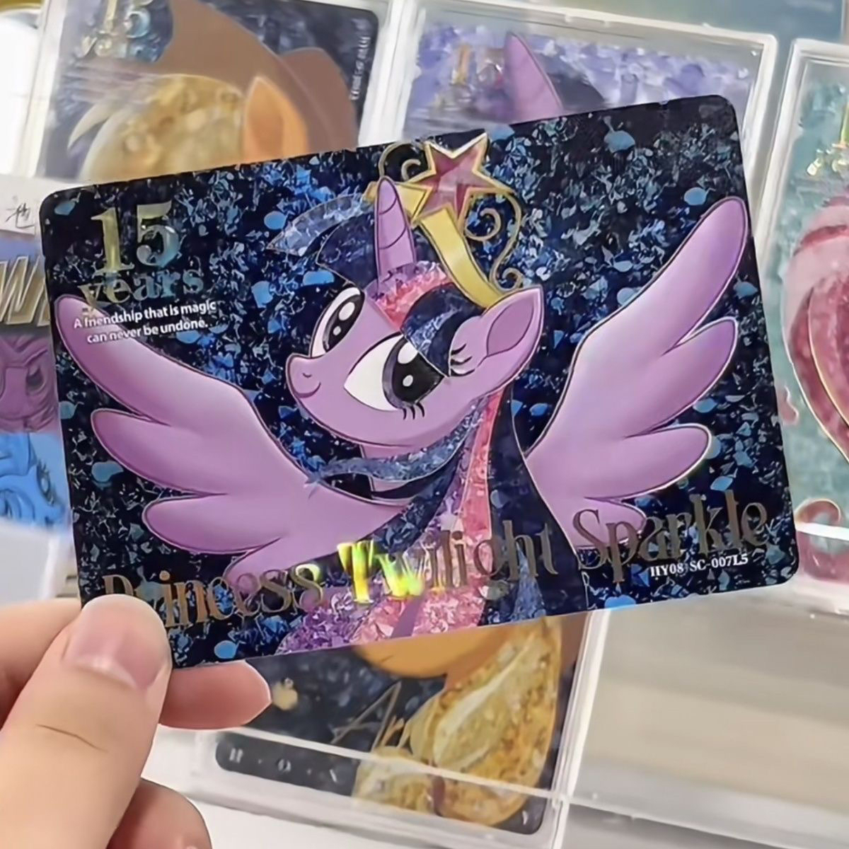 新品爆款小马宝莉辉月第8弹SC全套单卖碧琪柔柔紫悦横版全套公主
