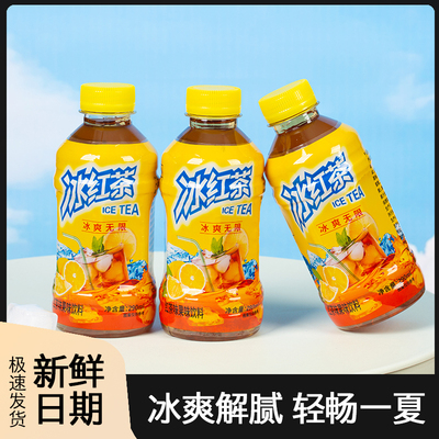 【9瓶装】冰红茶290ml/瓶不是康师傅清新解腻解渴便携饮料饮品