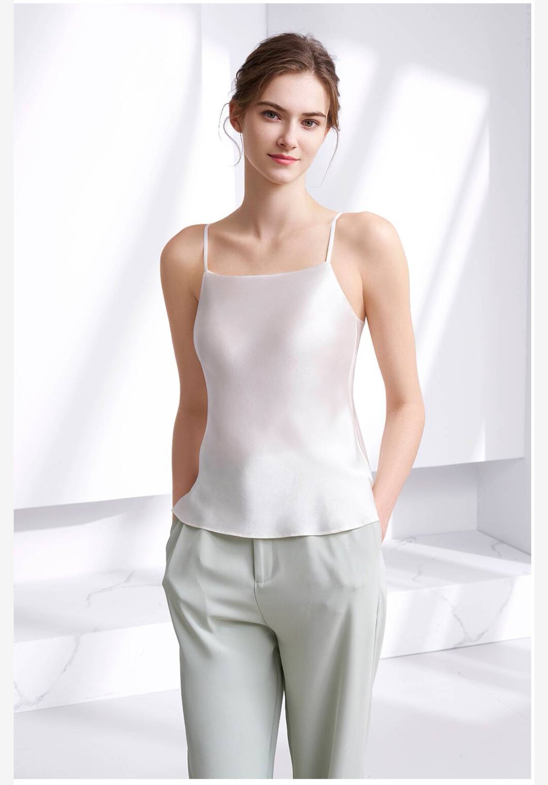 伊维斯无钢圈可外穿带杯吊带背心