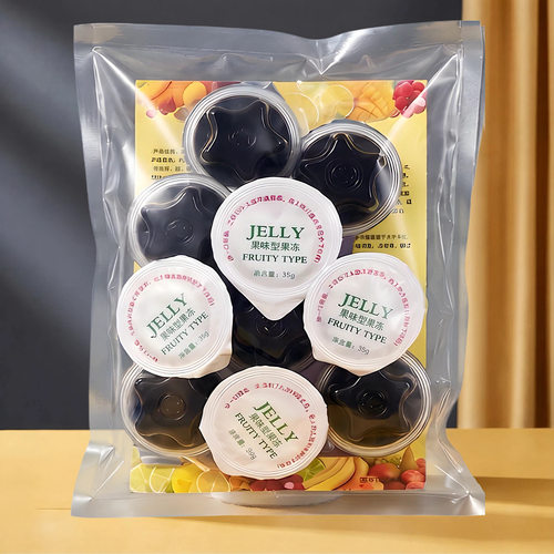 JELLY骄美堂益生元10粒袋装 果味型果蔬粉发酵布丁0脂菊粉袋装