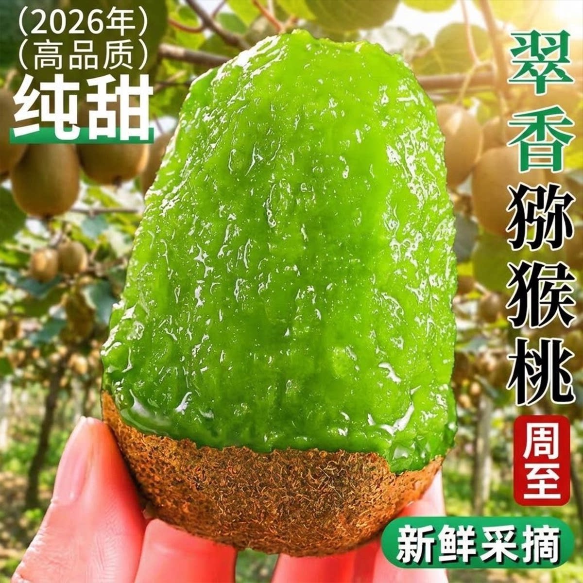 陕西绿心奇异果猕猴桃新鲜水果5斤应季正宗大弥猴桃孕妇水果整箱