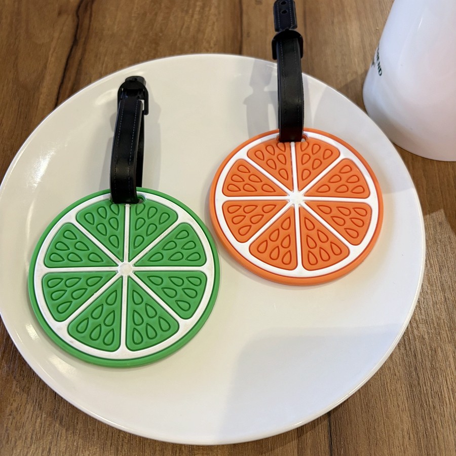 柠檬行李牌挂件女生假期旅行车站机场托运行李标识牌子吊牌防丢失