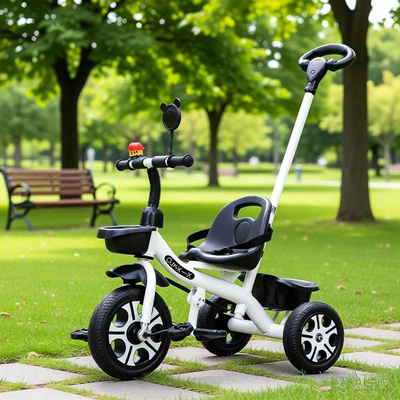 儿童平衡车3到6岁可坐脚踏三轮车