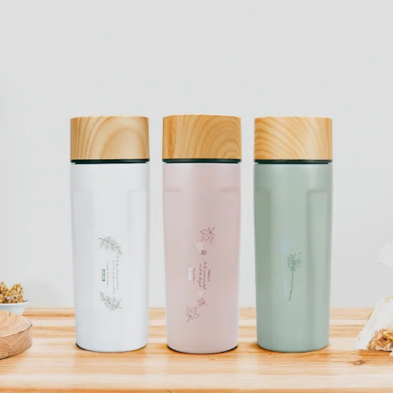 香港世宝骨瓷大容量保温杯瓷芯茗茶杯500ml学生少女杯中药泡茶杯