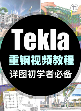 tekla重钢视频教程xsteel详图资料tekla structures入门教程初级
