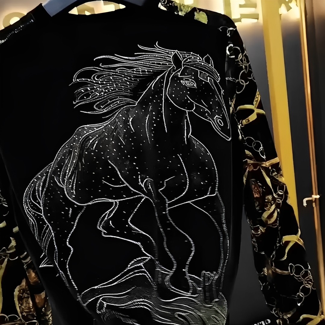 2025年秋冬新款男长袖T恤打底衫