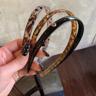 防滑不掉 小众细边醋酸发箍女款 高级感洋气时尚 日常外戴头箍 法式