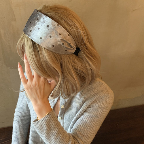 超法波点灰色2026巨好看的发箍