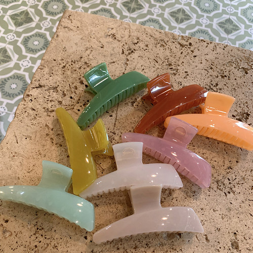 chicaddblack果冻色大号抓夹