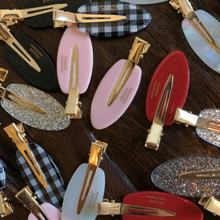 刘海边夹无痕夹醋酸 短发尴尬期发夹椭圆法式 日常 精致鸭嘴夹