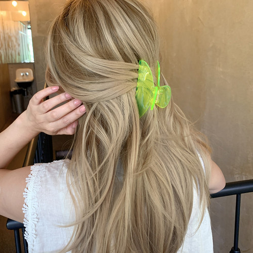 荧光彩色大号抓夹多色