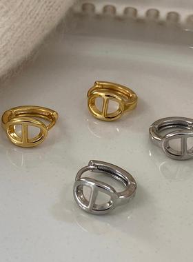 Aaim 高级感猪鼻子耳扣女简约冷淡风通勤百搭耳环小众设计感耳饰