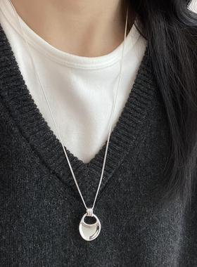 Aaim ins风马鞍包项链长款百搭精致冷淡风毛衣链时髦秋冬款式